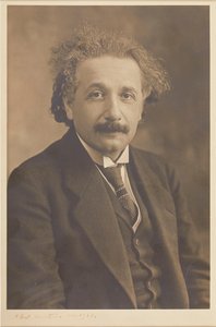 Portret van Albert Einstein 1879-1955, 1921