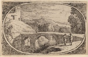 Een Stenen Brug door Herman van Swanevelt