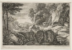 Vier Landschappen: De Kleine Waterval
