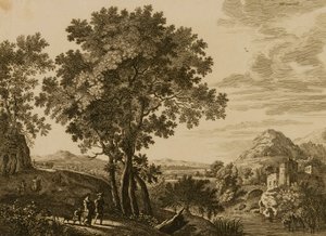 Landschap door Herman van Swanevelt