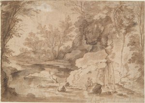 Rivierlandschap door Herman van Swanevelt