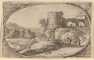 De grote ronde toren door Herman van Swanevelt
