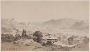 Landschap uit Tirol? door Hermann Carmiencke
