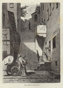Een straat in Tremezzo