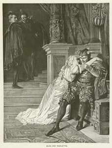 Gilda en Rigoletto door Hermann Kaulbach