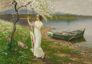 In de lente door Hermann Koch