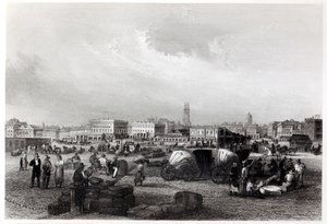 Aan de Kade Levee in New Orleans door Hermann Meyer