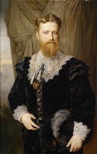 Portret van Karl Lueger 1844-1910 in Historisch Kostuum door Hermann Nigg