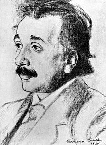 Albert Einstein, Duits-Zwitserse wiskundige en theoretisch natuurkundige door Hermann Struck