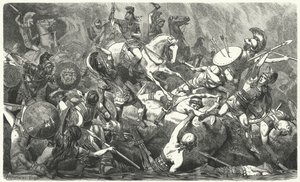 Nederlaag van het Atheense leger in Sicilië, 413 v.Chr. door Hermann Vogel