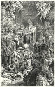 Frederik Barbarossa bij een feest in Mainz