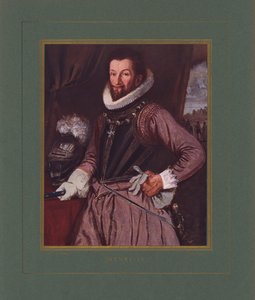 Hendrik IV, Koning van Frankrijk (gekleurde litho) door Hermann Vogel