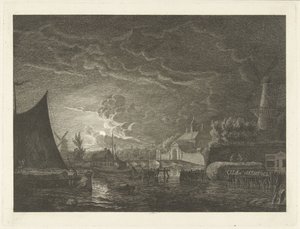 Gezicht op de Marepoort te Leiden