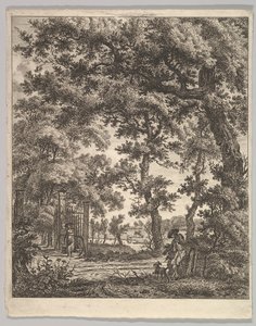 Landschap door Hermanus Fock