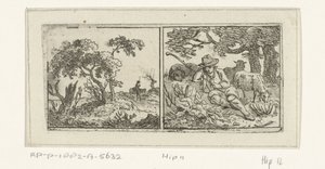 Landschap en herder