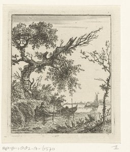 Roeiboot met twee mannen