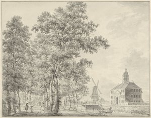 De Muiderpoort te Amsterdam door Hermanus Petrus Schouten