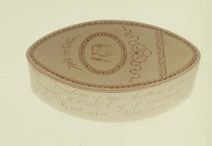 Vrijheidsdoos, gepresenteerd aan James McCall door de Scottish Corporation of Cork, 1790