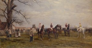 Een Landelijke Bijeenkomst, Catterick Bridge door Heywood Hardy
