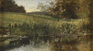 Aan de rivierkant, 1869 door Heywood Hardy