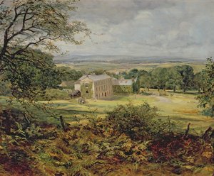 Engels landschap met een huis, 19e eeuw