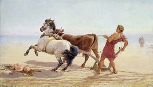 Ulysses ploegt het zand van de zee