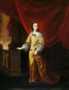 Portret van een dame door Hieronymus (circle of) Janssens