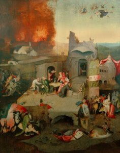 De verzoeking van de Heilige Antonius door Hieronymus Bosch