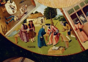 De zeven hoofdzonden en de vier laatste dingen door Hieronymus Bosch