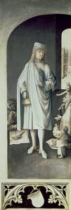 St. Bavo, Exterieur van de Rechtervleugel van het Laatste Oordeel Altaarstuk door Hieronymus Bosch