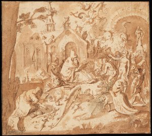 De verzoeking van St. Antonius door Hieronymus Bosch