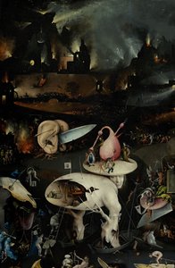 De Tuin der Lusten, 1490-1500 door Hieronymus Bosch