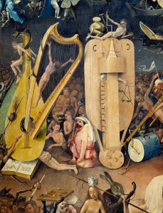De Hel (detail) door Hieronymus Bosch