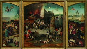 De Verleiding van Sint Antonius (detail) door Hieronymus Bosch