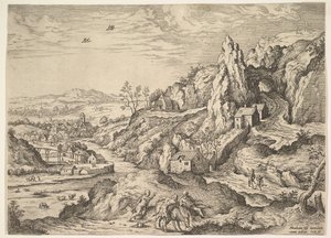 Abraham en Isaak op weg naar het offer, 1558