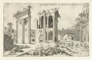 Gezicht op het Forum van Nerva