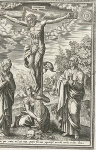 Kruisiging met Maria, Johannes de Doper en Maria Magdalena