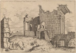 Tweede uitzicht op het Forum van Nerva