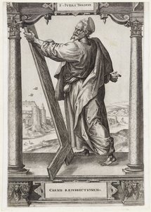 H. Judas Taddeüs door Hieronymus Wierix