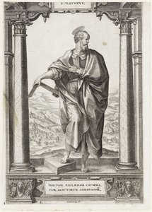 H. Matteüs door Hieronymus Wierix