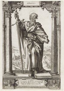 H. Paulus van Tarsus door Hieronymus Wierix