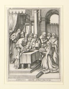 Zes scènes uit het leven van de Maagd door Hieronymus Wierix
