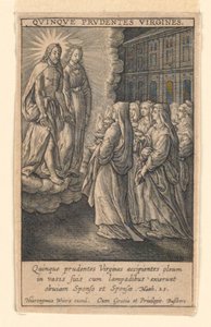 De vijf wijze maagden, uit de suite "Speculum Virginitatis"