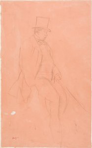 Gentleman Ruiter door Hilaire Germain Edgar Degas