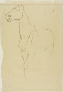 Paard Draaide Driekwart door Hilaire Germain Edgar Degas