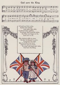 God Save The King door Hilda Broughton