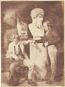 D. O. Hill en professor James Miller door Hill and Adamson