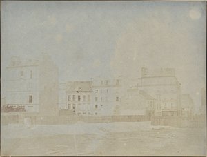 Straatbeeld, Batignolles of Montmartre door Hippolyte Bayard