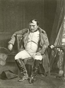 Abdicatie, Napoleon in Fontainebleau door Hippolyte Delaroche
