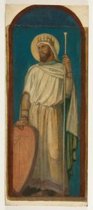 Hiskia, König von Juda door Hippolyte Flandrin